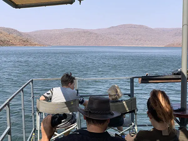 Boat safari on the river — Gaspare Spanio Safaris