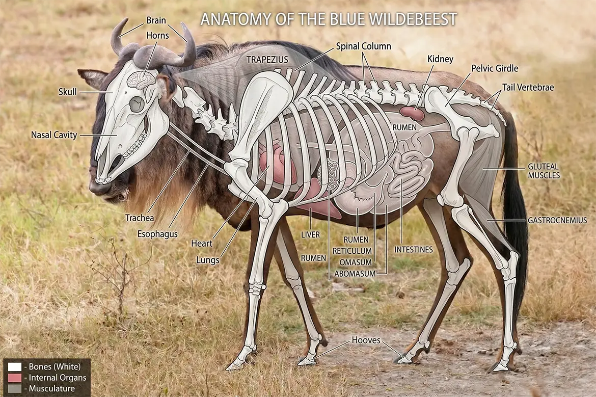 shot placement wildebeest south africa